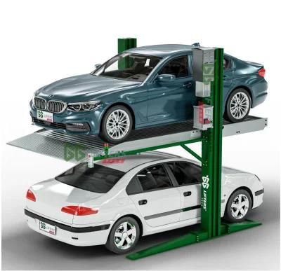 2 Level Garage Equipment Parking Car Lift 2.7 Post Car Lift for Sale