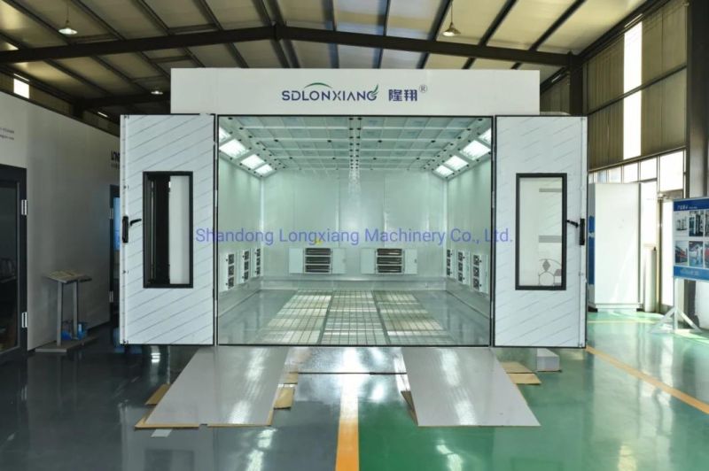Cheap Car Spray Paint Booth with Movable Infrared Light Electrical Heating