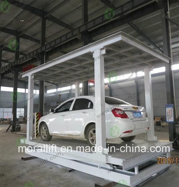 Vertical Inground Double Deck Car Lift Car Parking Lift Platform