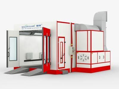 CE Approved High Quality Car Spray Booth Electric and Diesel Heating Optional