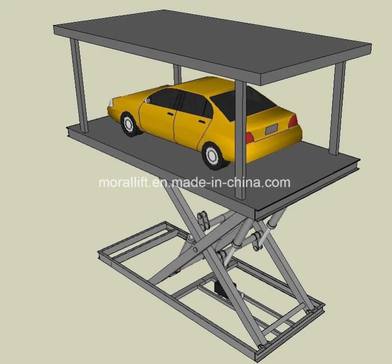 Automated Basement Pit System 2 Level Car Parking Lift