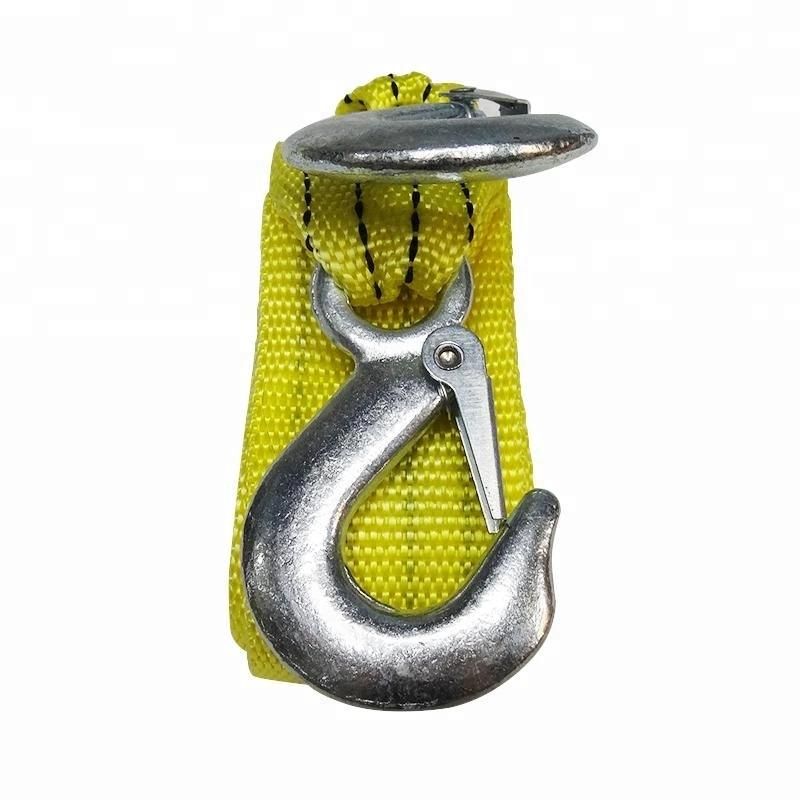 Auto Car Parts Polyester Trailer Tow Strap Rope with Hook