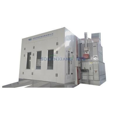 CE Approved Automotive Spray Paint Booth with Riello Diesel Burner for Sale