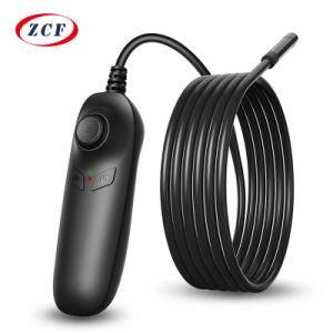 Y12 Wif Endoscope Camera 2.0MP Android Inspection Camera Semi-Rigid Cable Waterproof Wireless Borescope with Adjustment 8PCS LED
