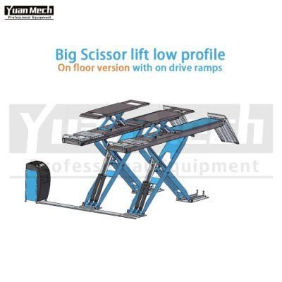 5t on Floor Wheel Aligner Big Scissor Car Lift