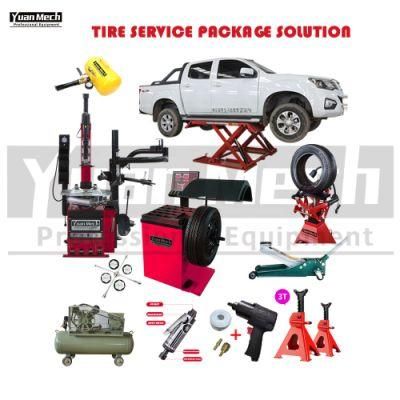 Garage Equipment Solution Design Tire Service Tools Tire Shop Tire Changer and Balancer Combo