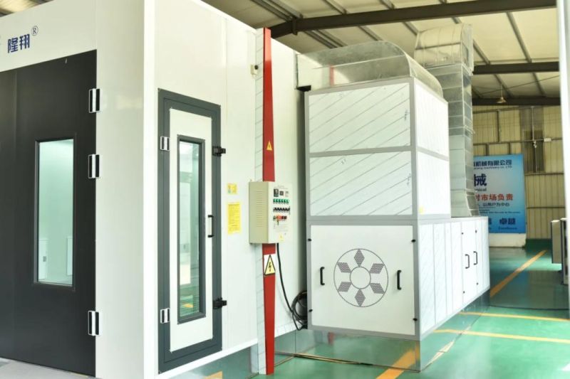 Environmental Protection Automatic Infrared Lamp Heating Paint Spray Booths with LED Light