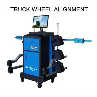 2021 Popular CE Truck Wheel Balancer Wheel Alignment Machine with Six Sensors for 2 Years Warranty