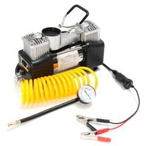 12V Car Air Compressor Heavy Duty Double Cylinder Tyre Inflator Air Blower for Car