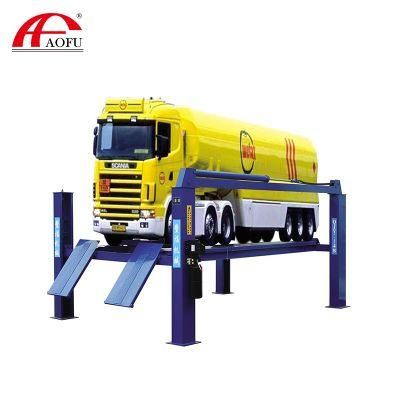 Aofu Best Selling Product CE Garage Equipment 4 Post Hydraulic Auto Lift Truck Lift Van Lift Car Lift