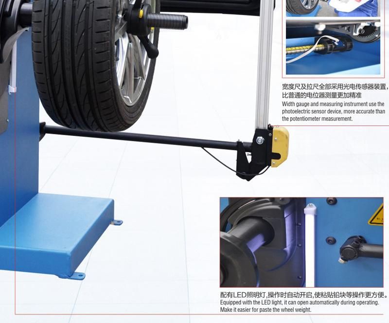 Italy Technology Automatic Car Wheel Balancing Equipment with Ce