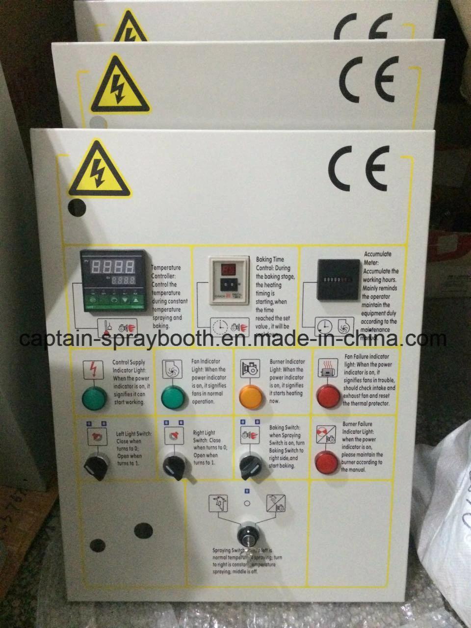 Auto Spray Booth with Infrared Lamps Heating