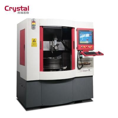 Alloy Wheel Repair Equipment CNC Diamond Cutting Lathe