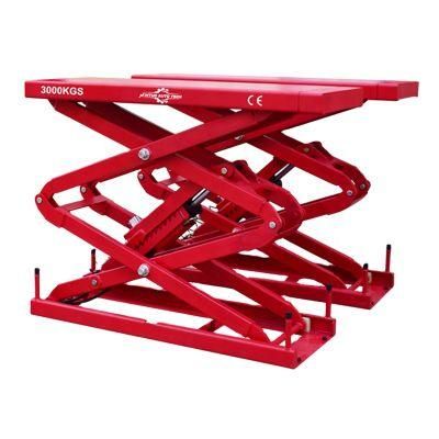 Durable Auto Repair in Ground Alignment Scissor Car Lift with CE Certification