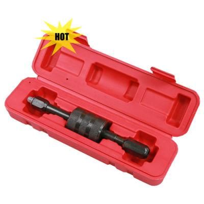 Viktec Diesel Injector Puller Remover Slide Hammer Extractor with Thread Adaptors Diesel Injector Tool M8 M12 M14