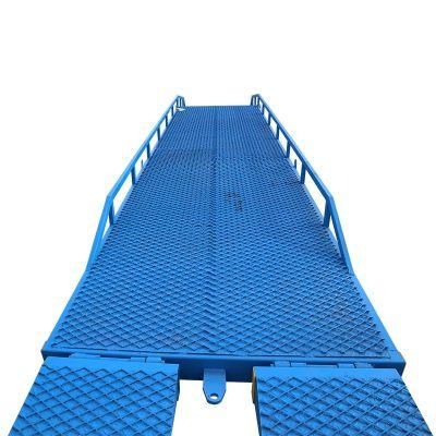Hydraulic Container Loading Dock Ramp for Forklift Mobile Yard Ramp