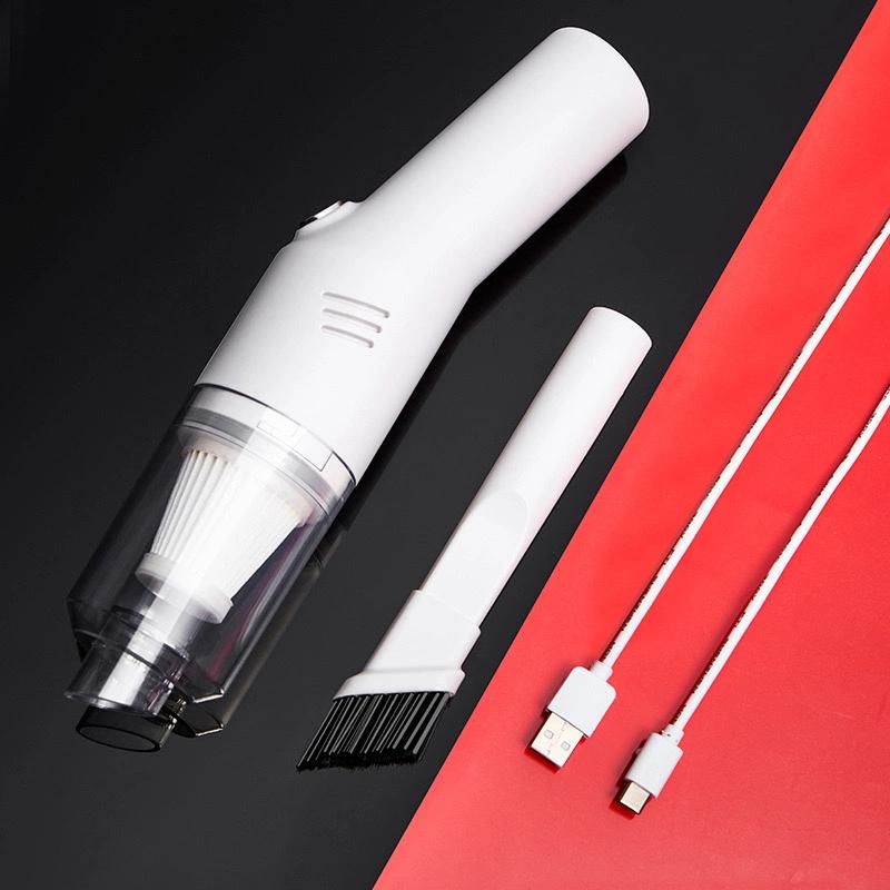 2883 New Design White Mini 12V Cord Car Vacuum Cleaner