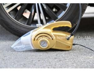 4 in 1 Tire Inflator + Car Vacuum Cleaner with LED Light