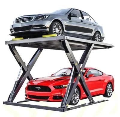 Basement/Garage Equipment Hydraulic Auto Stacker Scissor Car/Vehicle Lift Parking