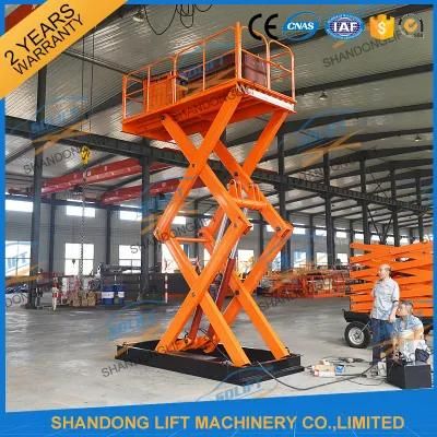 Warehouse Cargo Fixed Construction Electric Hydraulic Scissor Lift Table