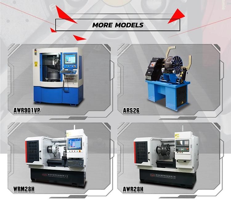 Restoration Car Wheel Lathe Wheel Rim CNC Lathe Machines Awr902vp