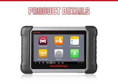 Autel Maxicom Mk808 Diagnostic Tool 7-Inch LCD Touch Screen with Epb/ Sas/ BMS/ DPF Reset Functions