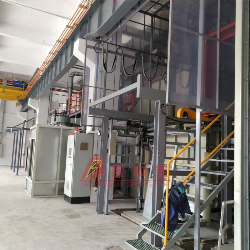 Automatic Liquid/Powder Coating Paint Spray Production Line for Car Accessory