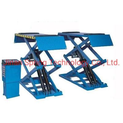 Manufacture Direct Sales Super-Thin Scissor Car Lift on Ground with 110-1850mm Height Lift