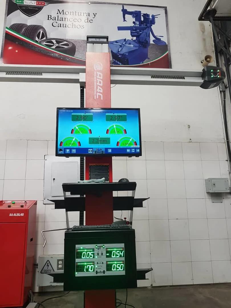 AA4c Fixed Camerabeam+Cabinet 3D Wheel Alignment Dt100