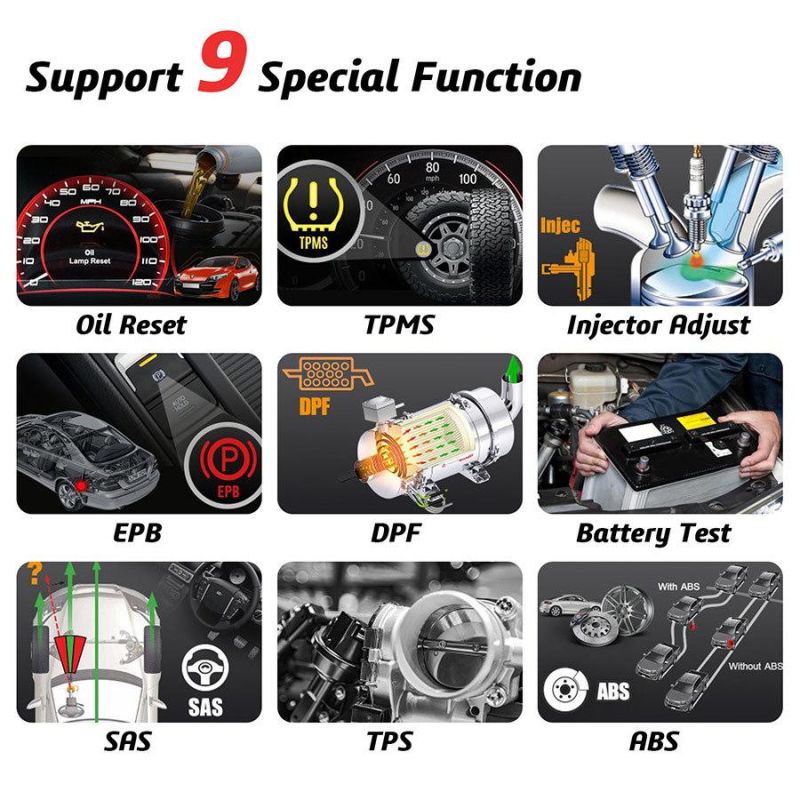 Humzor Nexzdas ND606 Lite Support Diagnostic+Special Functions+Key Programming for Both 12V/24V Cars and Heavy Duty Trucks