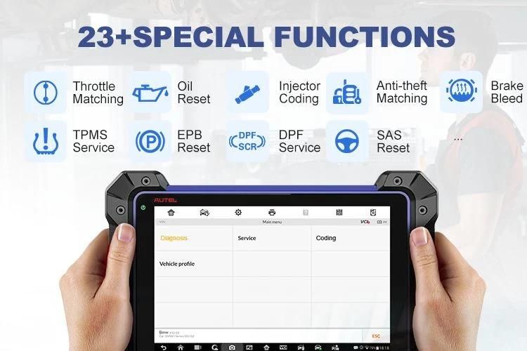 Autel Im608 Im508 Car Diagnostic Tools IMMO ECU Reset/Adaptation, Refresh/Coding OE-Level Diagnostics