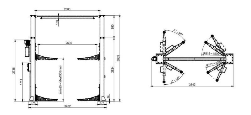 Lifting Equipment Hydraulic Auto Lifts Car Parking Systems Hydraulic Car Lifter