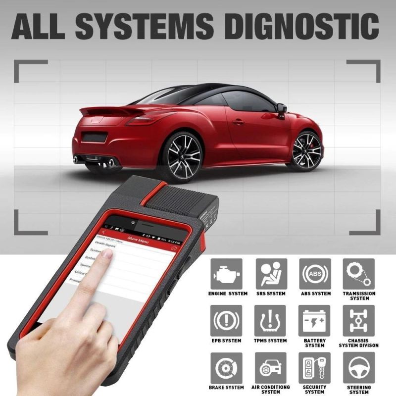 Launch X431 Diagun V Car OBD Diagnostic Tool Update Online X-431 Diagun 5 Scanner Brake/Oil/Sas/Bat Reset Exclusive Sale