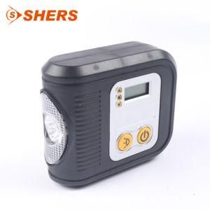 Light Weight Portable 12V Smart Air Compressor Car Tyre Digital Tyre Inflator Small Duty Pump Tire Inflator Pump with LED Light