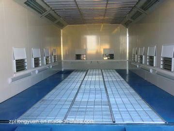 Automotive Spray Paint Booth with Intake and Exhaust Fan