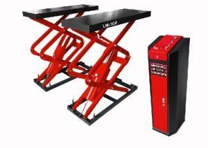 Good Sell Garage Equipment Lm30f Full Rise Scissor Lift (In Ground Mounted) for Workshop