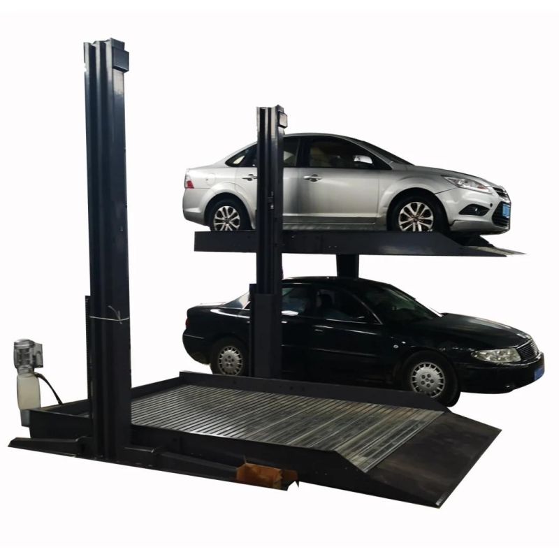 Overground Dual-Cylinder Car Parking Lift for Home Garage