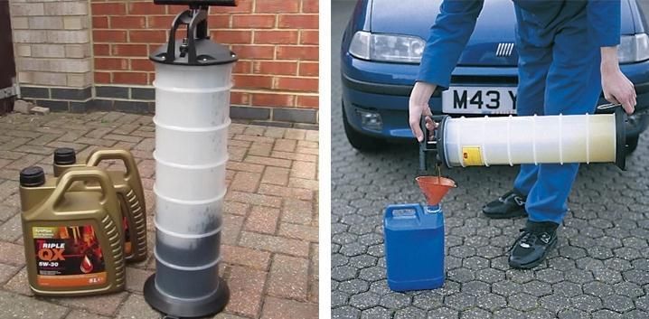 Car Oil Change Suction Extractor Pump Halfords