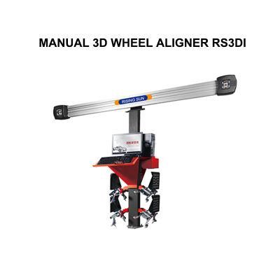Manual Adjusted 3D Camera Car Wheel Aligner Equipment