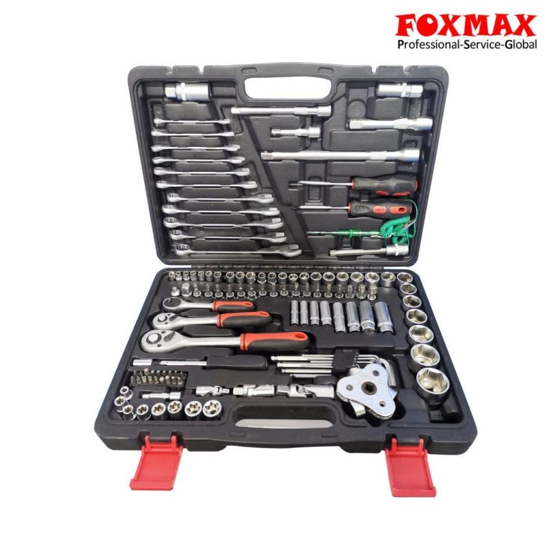 Handtools Professional 1/4"&3/8"&1/2"Dr. 121PCS Socket Set (FST-66)