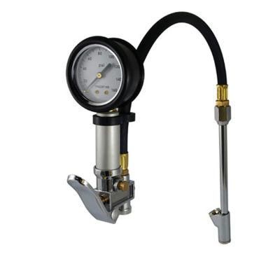 High-Quanlity Dial Tire Inflator Gauges with Zinc Alloy Chuck
