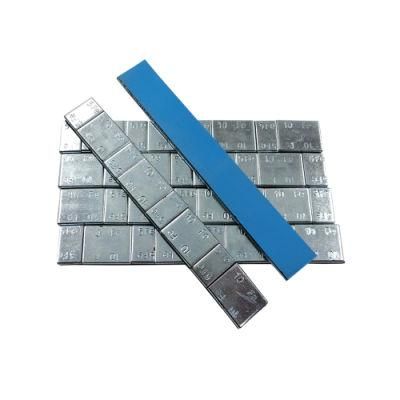 Fe (5+10) X 4 Rectangular Blue Tape Adhesive Wheel Weight