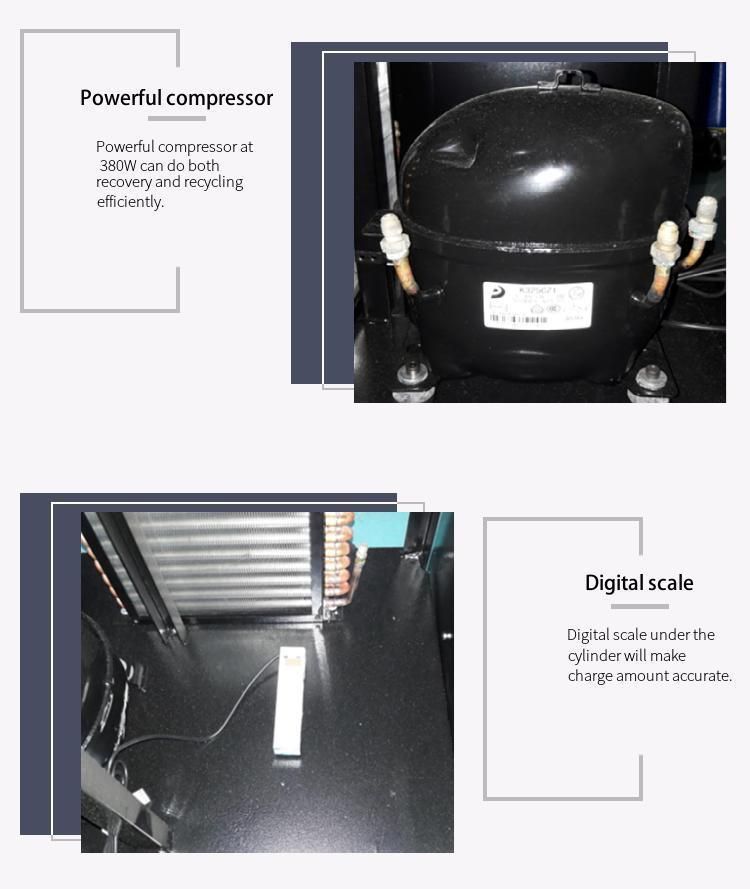 AC R134A Refrigerant Recovery Machine with CE