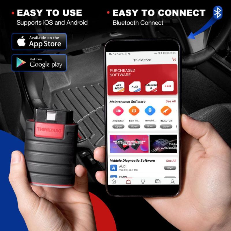 Thinkdiag Auto Diagnostic Scanner Similar to Easydiag Obdii  Test