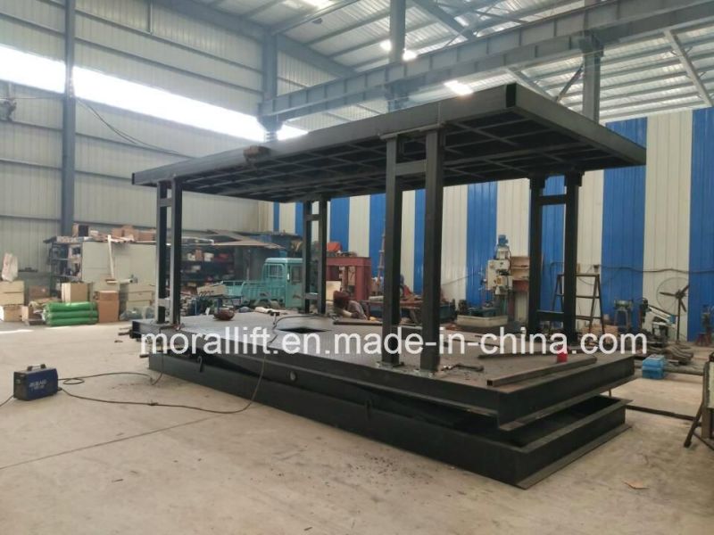 CE certificated hydraulic double deck car lift