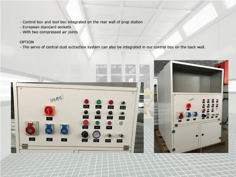 Efficient Prep Bay and Spraying Baking Room for Automobile