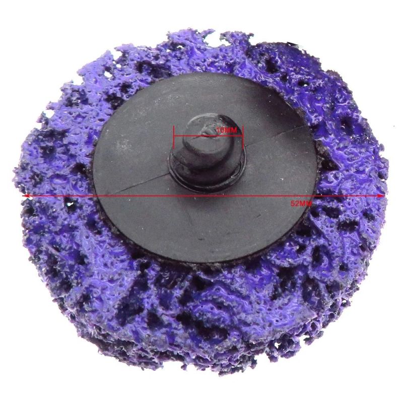 Purple 4.5" 115mm Wheel Disc Abrasive Grinders Clean Tool for Paint and Flaking Materials Removal