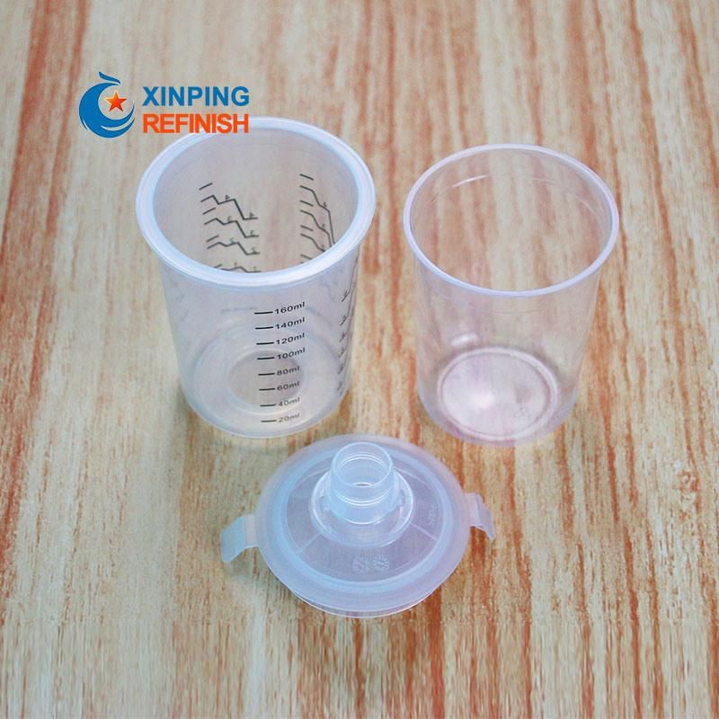 180ml Paint Plastic Measuring PP Disposable Car Mixing Cup