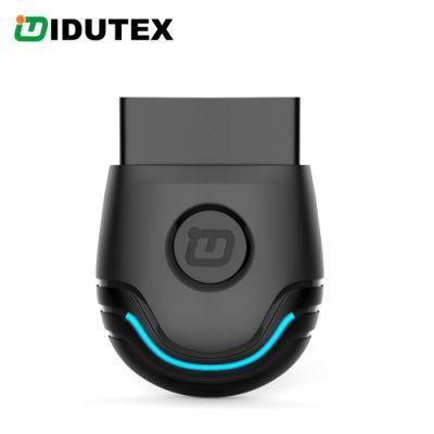 Idutex PU-600 OBD2 Bluetooth Adapter Diagnostic Tool Work for All System Version with One Free Software
