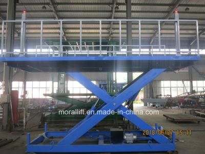 3000kg Hydraulic Scissor Car Parking Lift for Home Garage